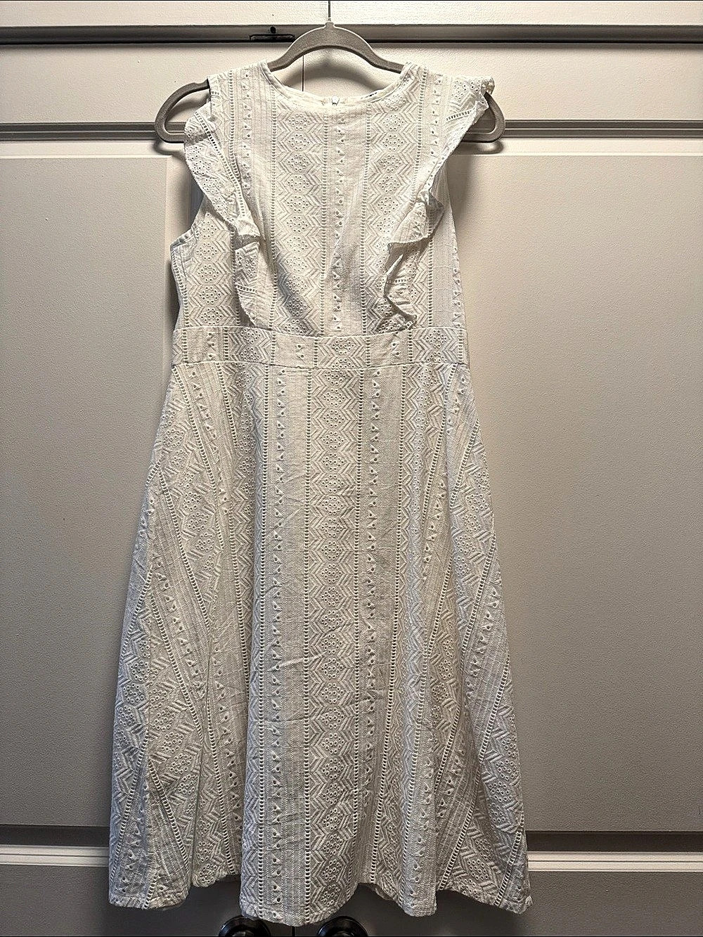 White Lace Maxi Dress Like New